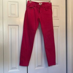 Vineyard vines size 0 hot pink skinny chino pants